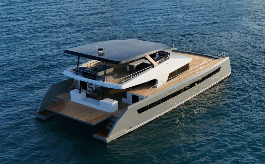 i68 catamaran solar power
